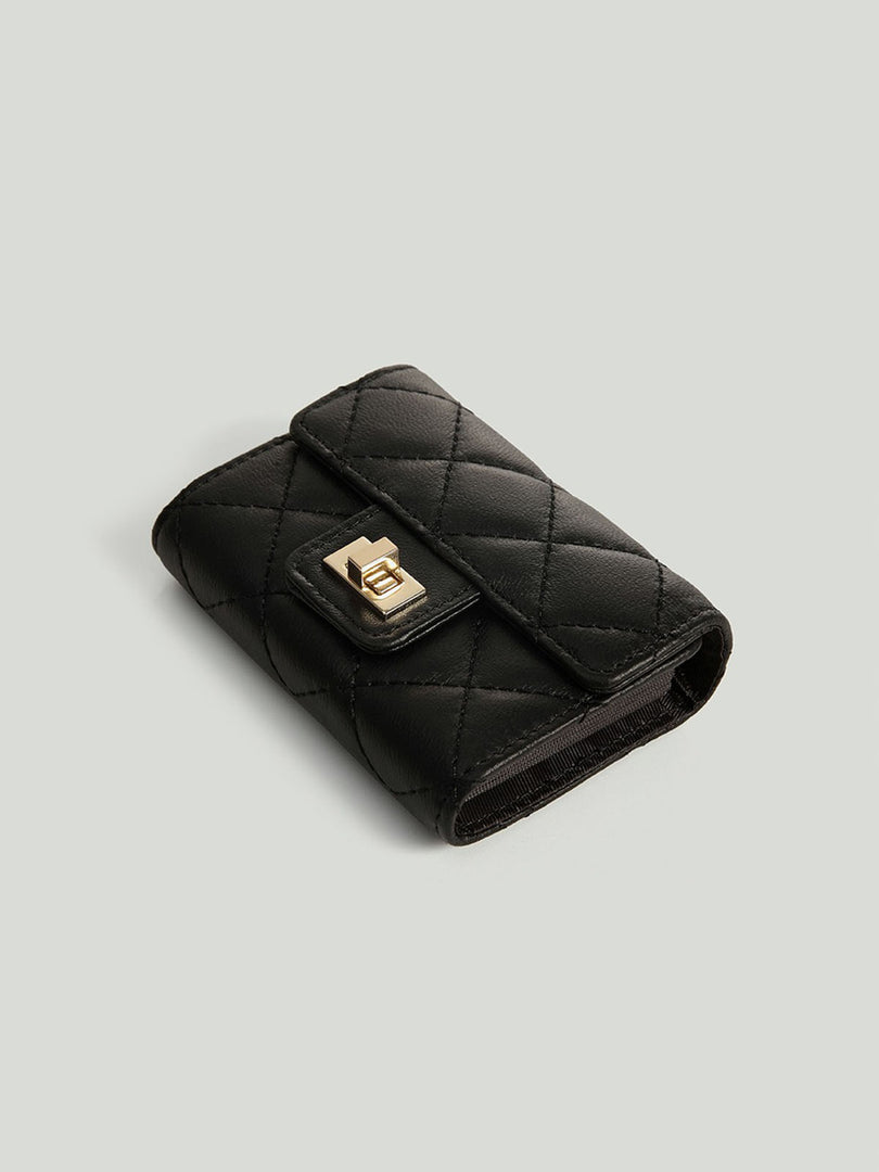 Smting | quilted chain wallet