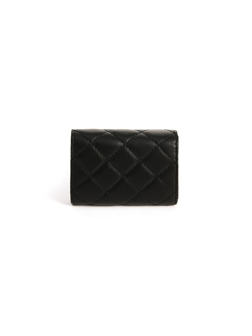 Smting | quilted chain wallet