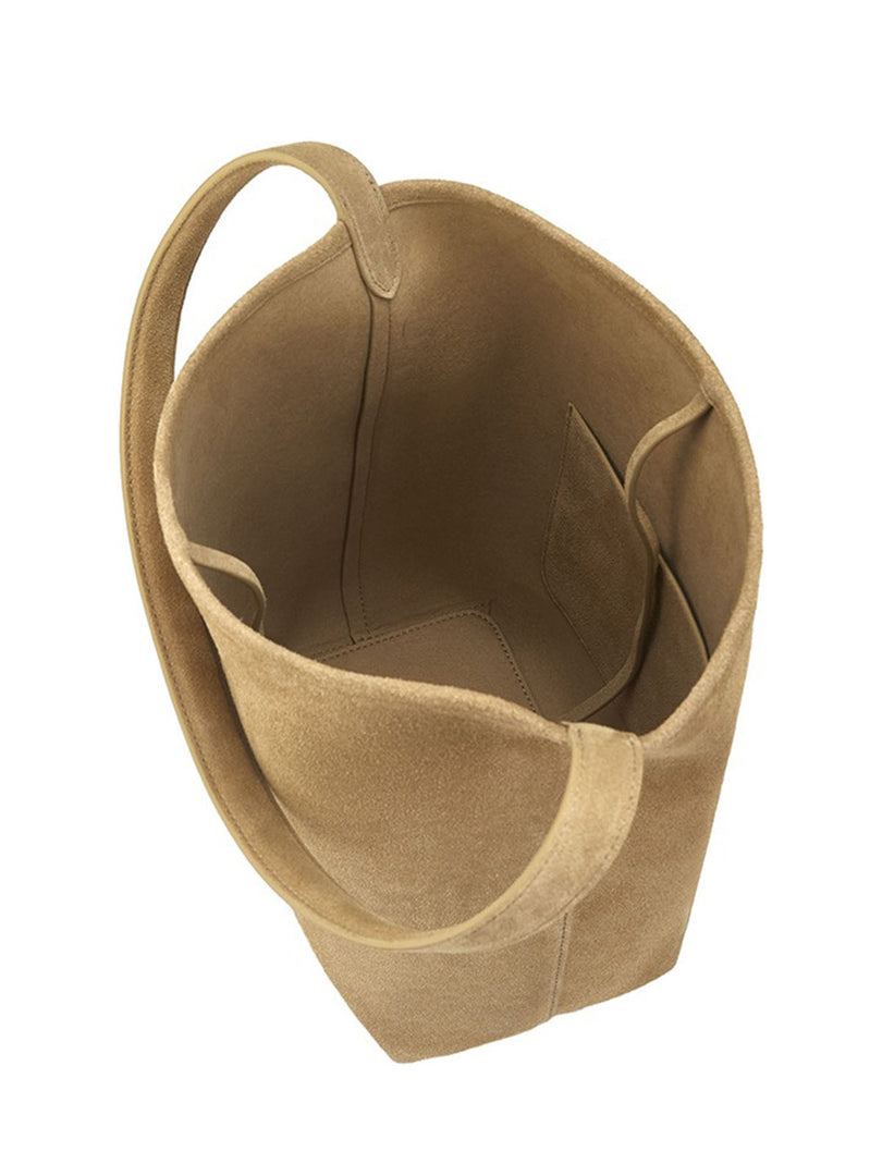 Smting | suede bucket purse