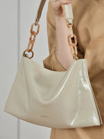 Load image into Gallery viewer, Smting | soft leather chain hobo bag
