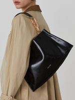 Load image into Gallery viewer, Smting | soft leather chain hobo bag
