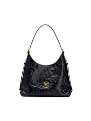 Smting | Leather Medium Hobo Bag