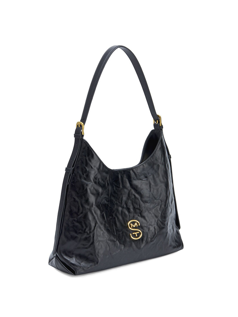 Smting | Leather Medium Hobo Bag