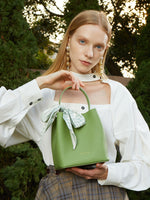 Load image into Gallery viewer, Smting | leather bucket bag
