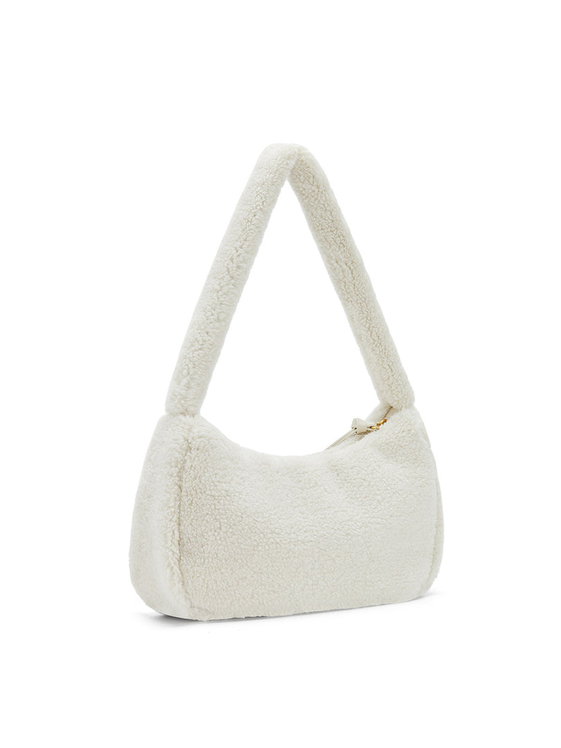 Smting | fluffy hobo bag