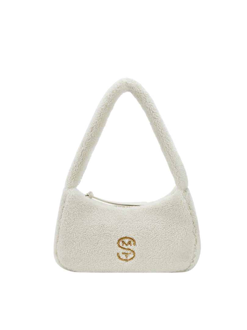 Smting | fluffy hobo bag