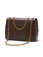 Load image into Gallery viewer, Smting | Chocolate Lock quilted golden chain bag
