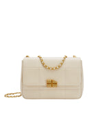 Load image into Gallery viewer, Smting | Chocolate Lock quilted golden chain bag
