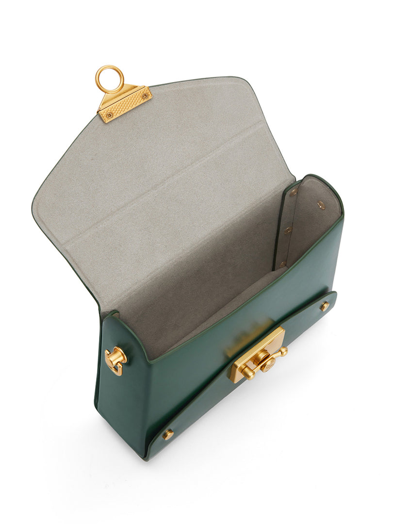 Smting | Pearl Chain Box Bag with Time Lock