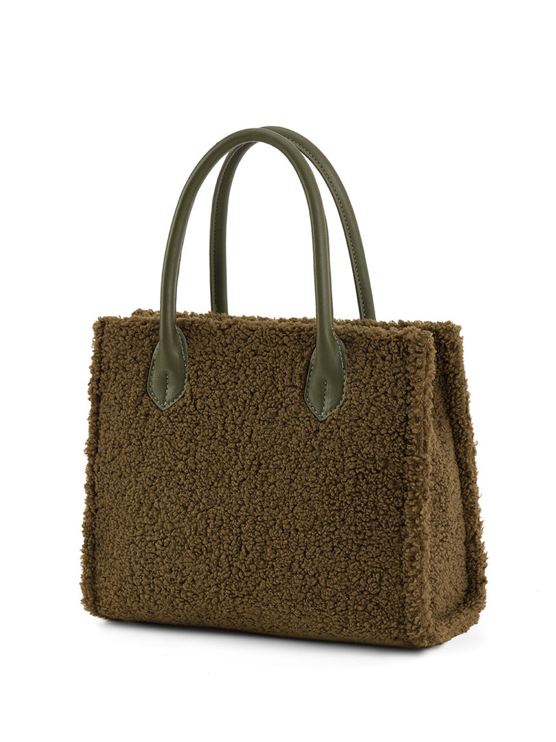 Smting | Fluffy Tote Bag with Top Handle