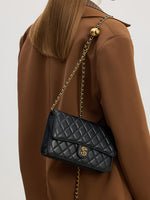 Load image into Gallery viewer, Smting | Quilted Chain Mini Flap Bag
