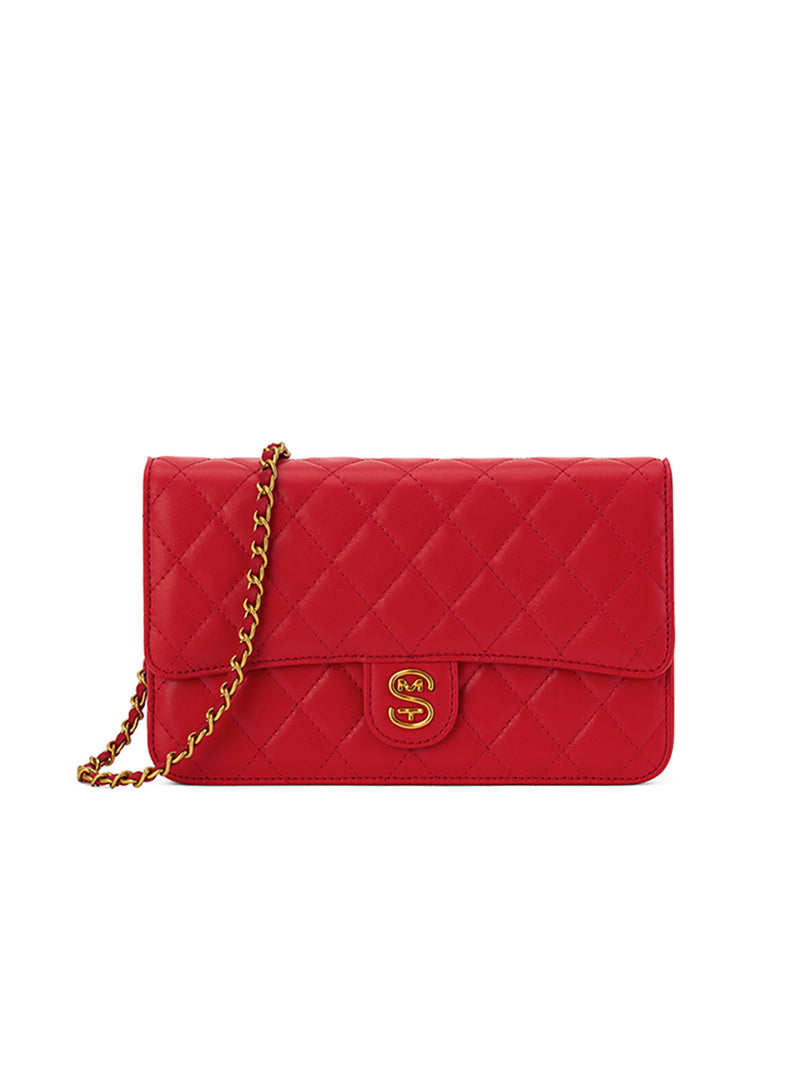 Smting | Quilted Chain Mini Flap Bag