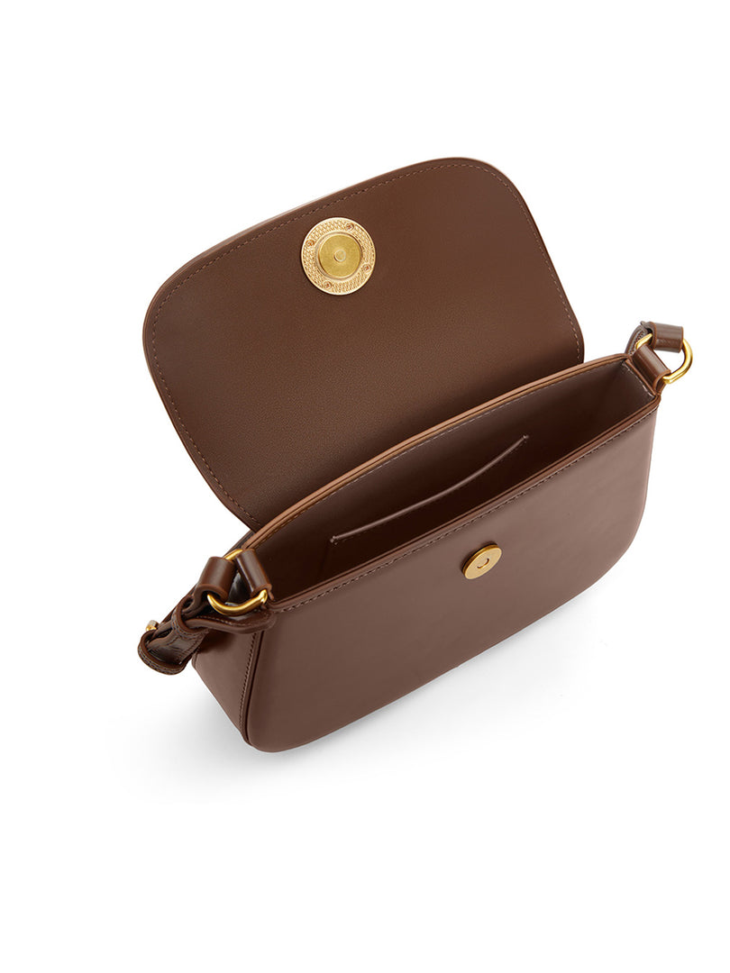 Smting | Flap Shoulder Bag with Windmill Lock