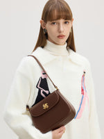 Load image into Gallery viewer, Smting | Flap Shoulder Bag with Windmill Lock
