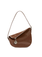 Load image into Gallery viewer, Smting | half moon crossbody bag with zipper
