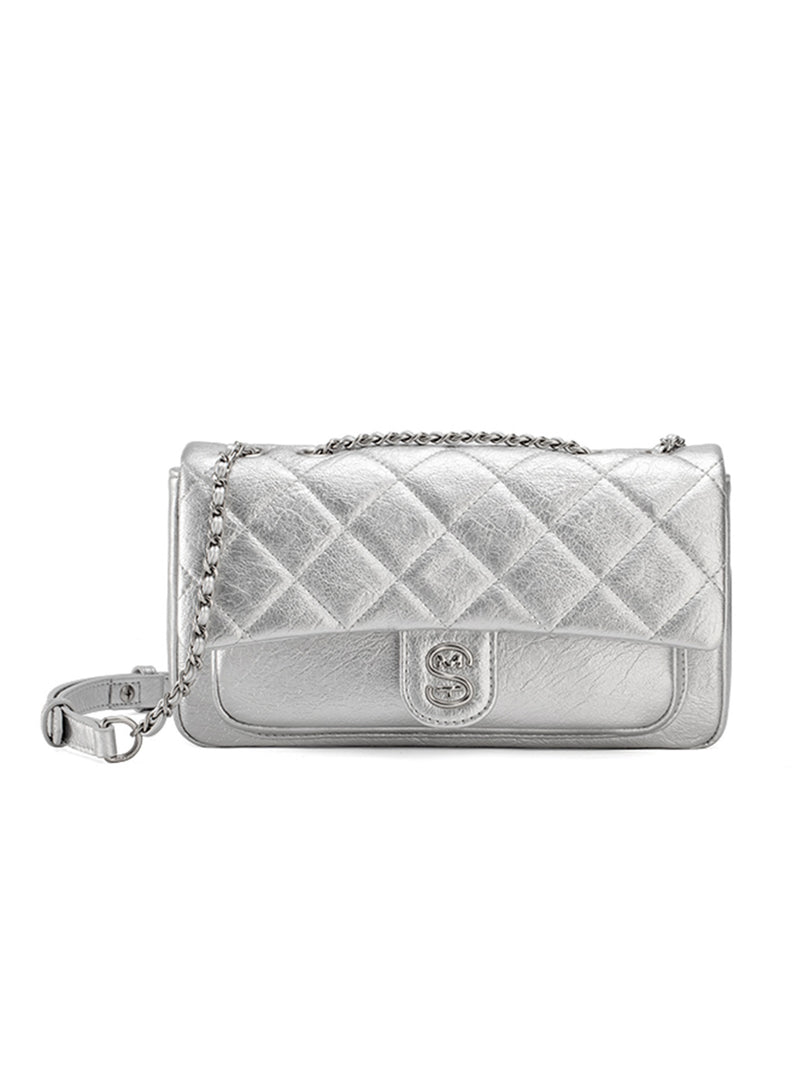 Smting | Quilted Chain Flap Bag