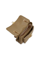 Load image into Gallery viewer, Smting | Leather Chain Flap Bag with Gate Lock
