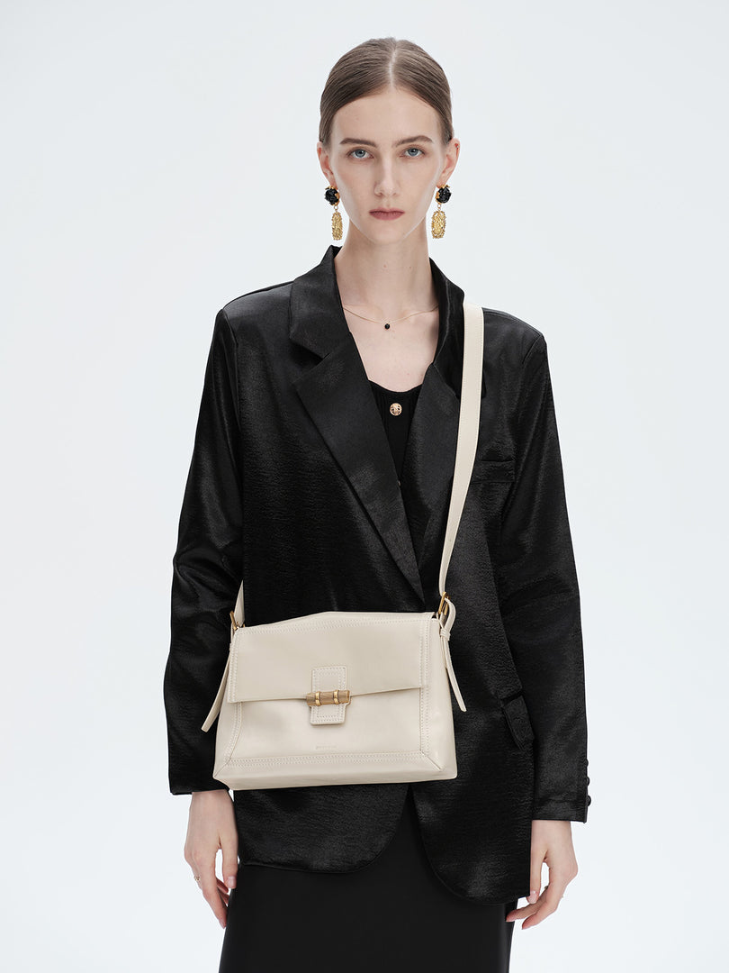 Smting | Flap Bag with Bamboo Slips Lock