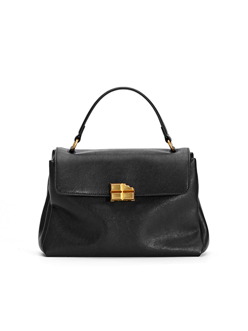 Smting | Women's Leather Flap Handbag