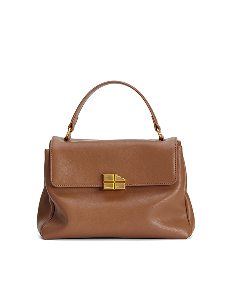 Smting | Women's Leather Flap Handbag