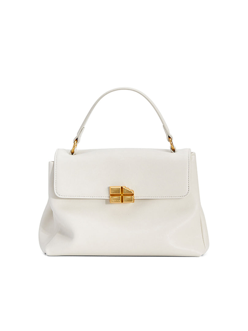 Smting | Women's Leather Flap Handbag