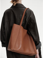 Load image into Gallery viewer, Smting | Leather Shopper Tote Bag
