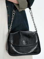 Load image into Gallery viewer, Smting | Chain Flap Shoulder Bag
