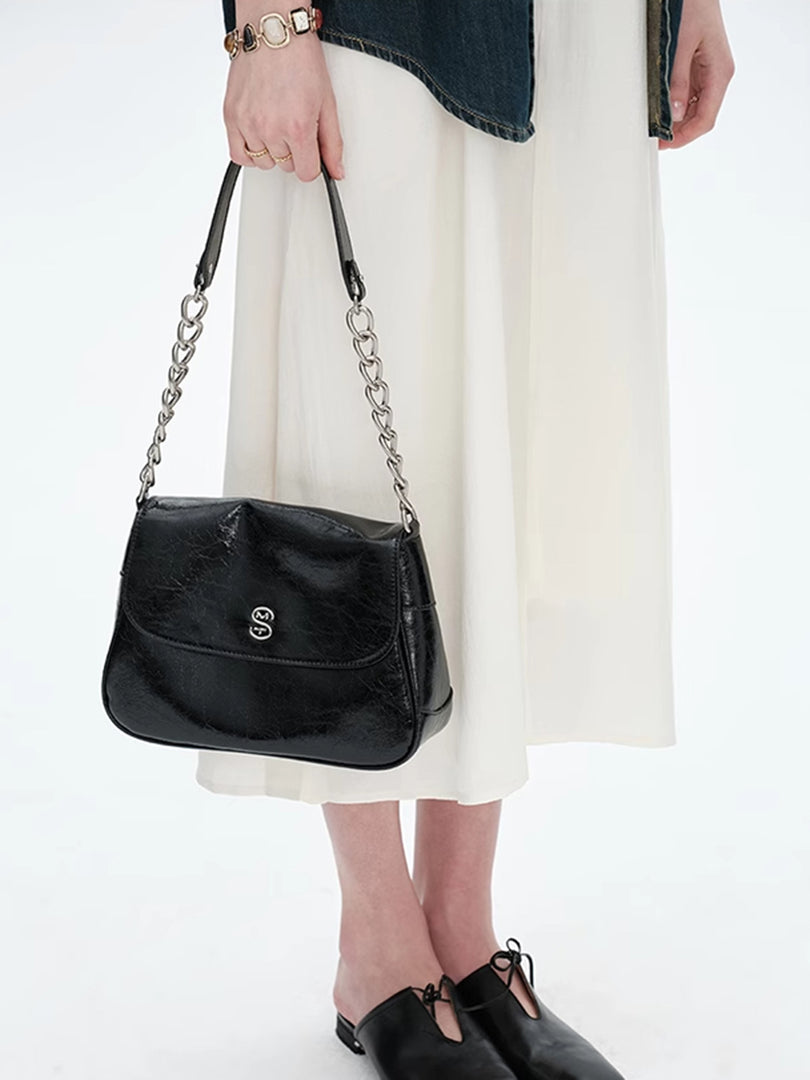 Smting | Chain Flap Shoulder Bag