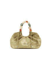 Smting | Woman Hobo Bag Beading Handle