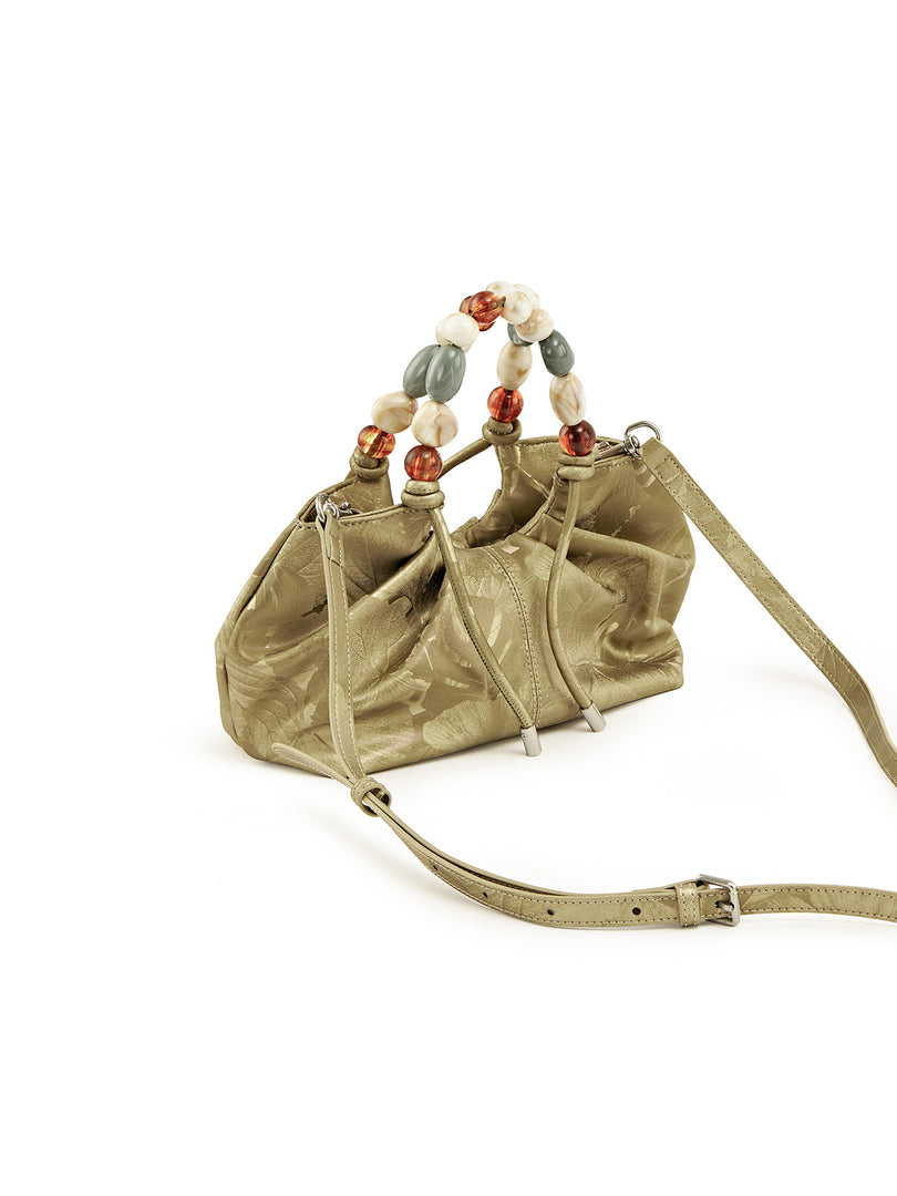 Smting | Woman Hobo Bag Beading Handle