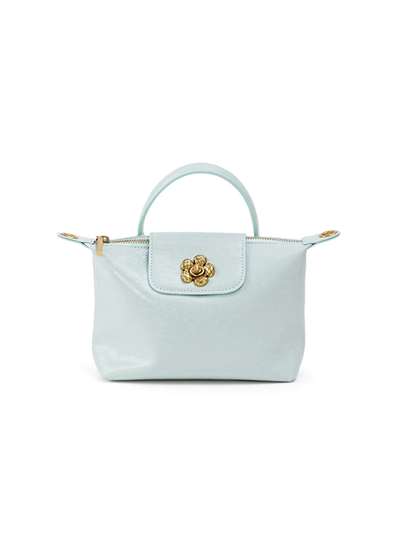 Smting | Zippered Small Tote Bag with Sunflower Lock