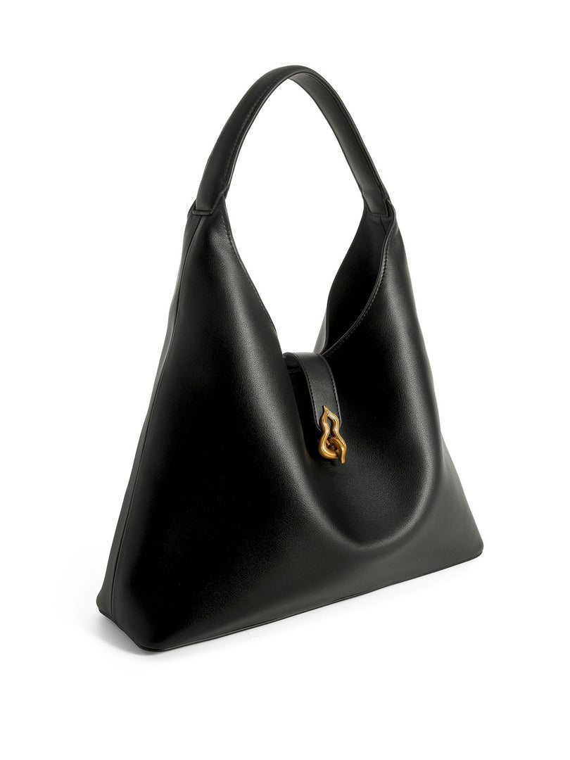 Smting | Large Leather Hobo Bag with our Hulu Lock