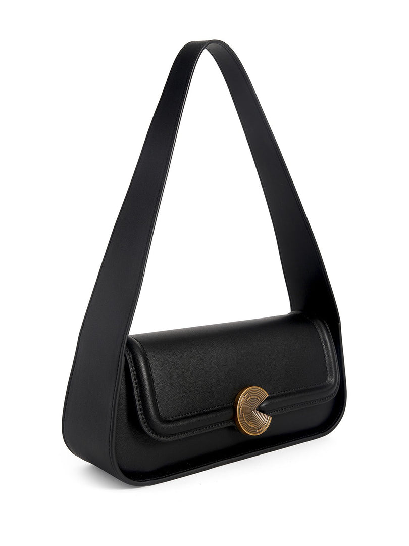 Smting | leather baguette bag