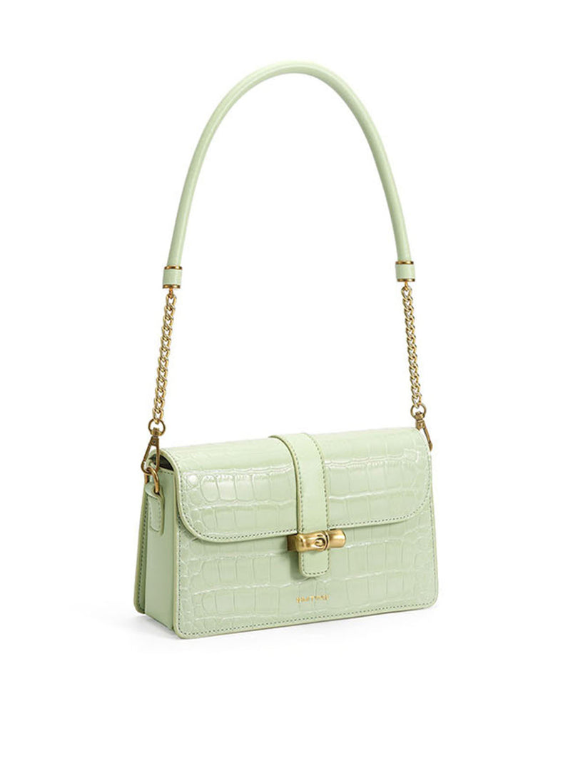 Smting | crocodile flag bag with Bamboo Joint Lock